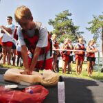 31.08.2019. Chańcza. Otwarte Mistrzostwa Grup Szybkiego Reagowania na Wodzie / Jarosław Kubalski / Radio Kielce