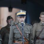 „Kadrówka” dotarła do Jędrzejowa. Dionizy Krawczyński - komendant marszu / Jarosław Kubalski / Radio Kielce