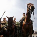 Miechów. Marsz Szlakiem I Kompanii Kadrowej / Jarosław Kubalski / Radio Kielce