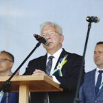 Dożynki powiatu kieleckiego. Krzysztof Lipiec - poseł PiS / Jarosław Kubalski / Radio Kielce