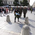 54. Marsz Szlakiem Pierwszej Kompanii Kadrowej wyrusza z Krakowa / Jarosław Kubalski / Radio Kielce