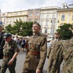 54. Marsz Szlakiem Pierwszej Kompanii Kadrowej wyrusza z Krakowa / Jarosław Kubalski / Radio Kielce