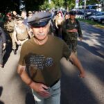 Kraków. Wymarsz kadrówki / Jarosław Kubalski / Radio Kielce