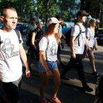 Kraków. Wymarsz kadrówki / Jarosław Kubalski / Radio Kielce