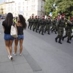 54. Marsz Szlakiem Pierwszej Kompanii Kadrowej wyrusza z Krakowa / Jarosław Kubalski / Radio Kielce