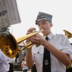 Miechów. Marsz Szlakiem I Kompanii Kadrowej / Jarosław Kubalski / Radio Kielce