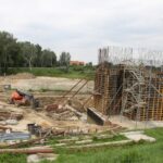 Nowy Korczyn. Budowa mostu na Wiśle / Krzysztof Bujnowicz / Radio Kielce