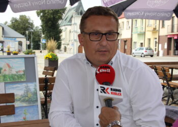 Nowy Korczyn. Letni Raport Dnia. Paweł Zagaja - burmistrz Nowego Korczyna / Krzysztof Bujnowicz / Radio Kielce