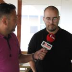 Letni Raport Dnia. Robert Szumielewicz - Radio Kielce i Radosław Kowalik - animator społeczny / Krzysztof Bujnowicz / Radio Kielce