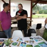 Letni Raport Dnia. Robert Szumielewicz - Radio Kielce, Radosław Kowalik - animator społeczny i Karolina Gałczyńska-Szymczyk - Stowarzyszenie "Pod Prąd" / Krzysztof Bujnowicz / Radio Kielce