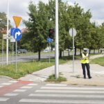 Policyjna kontrola w rejonie SP nr 15 w Kielcach / Daria Pycia / Radio Kielce