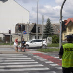 Policyjna kontrola w rejonie SP nr 15 w Kielcach / Daria Pycia / Radio Kielce