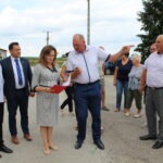 Wizyta wojewody Agaty Wojtyszek w Skorczowie w gminie Kazimierza Wielka / Marta Gajda / Radio Kielce