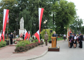 75. Rocznica Pacyfikacji Skalbmierza. Na zdjęciu poseł PiS - Krzysztof Lipiec / Marta Gajda / Radio Kielce