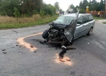 Wypadek w Wólce w powiecie koneckim / KPP Końskie