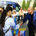 Kielce. Wizyta dzieci i młodzieży z ukraińskiego obwodu winnickiego. Na zdjęciu: Mariusz Gosek - członek zarządu województwa / Urząd Marszałkowski Województwa Świętokrzyskiego