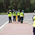 Policyjna akcja na skrzyżowaniu w Rudzie Malenieckiej / Daria Pycia / Radio Kielce