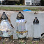 Policyjna akcja na skrzyżowaniu w Rudzie Malenieckiej / Daria Pycia / Radio Kielce