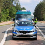 Policyjna akcja na skrzyżowaniu w Rudzie Malenieckiej / Daria Pycia / Radio Kielce