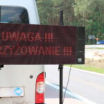 Policyjna akcja na skrzyżowaniu w Rudzie Malenieckiej / Daria Pycia / Radio Kielce