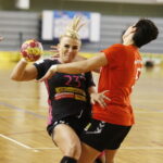 09.08.2019 Kielce. Międzynarodowy turniej piłki ręcznej kobiet o puchar prezydenta Kielc. Mecz Korona Handball - Piotrcovia Piotrków Trybunalski / Jarosław Kubalski / Radio Kielce