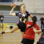 09.08.2019 Kielce. Międzynarodowy turniej piłki ręcznej kobiet o puchar prezydenta Kielc. Mecz Korona Handball - Piotrcovia Piotrków Trybunalski / Jarosław Kubalski / Radio Kielce