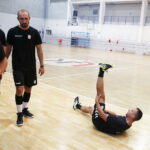 12.08.2019 Kielce. Badania wydolnościowe piłkarzy ręcznych AZS UJK Kielce / Jarosław Kubalski / Radio Kielce