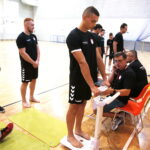 12.08.2019 Kielce. Badania wydolnościowe piłkarzy ręcznych AZS UJK Kielce / Jarosław Kubalski / Radio Kielce