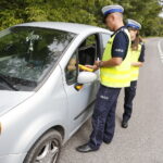 16.08.2019 Kielce. Ulica Krakowska. Policyjna akcja "Sierpniowy weekend 2019" / Jarosław Kubalski / Radio Kielce