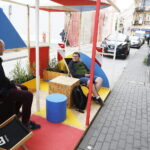 21.08.2019 Kielce. Parklet - miejsce odpoczynku dla pieszych przy ulicy Wesołej / Jarosław Kubalski / Radio Kielce