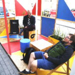 21.08.2019 Kielce. Parklet - miejsce odpoczynku dla pieszych przy ulicy Wesołej / Jarosław Kubalski / Radio Kielce