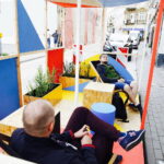 21.08.2019 Kielce. Parklet - miejsce odpoczynku dla pieszych przy ulicy Wesołej / Jarosław Kubalski / Radio Kielce
