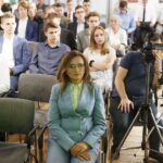 23.08.2019 Kielce. OMPiO. Debata "Współpraca i pomoc humanitarna". Wojewoda Agata Wojtyszek / Jarosław Kubalski / Radio Kielce