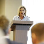 23.08.2019 Kielce. Sesja Rady Powiatu Kieleckiego. Iwona Wielgus / Jarosław Kubalski / Radio Kielce