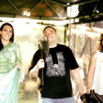 26.08.2019 Ogród Radia Kielce. Próba do granego przez dziennikarzy Radia Kielce spektaklu Śpiąca Królewna" / Jarosław Kubalski / Radio Kielce