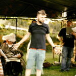 26.08.2019 Ogród Radia Kielce. Próba do granego przez dziennikarzy Radia Kielce spektaklu Śpiąca Królewna" / Jarosław Kubalski / Radio Kielce