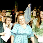 26.08.2019 Ogród Radia Kielce. Próba do granego przez dziennikarzy Radia Kielce spektaklu Śpiąca Królewna" / Jarosław Kubalski / Radio Kielce