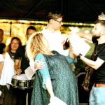 26.08.2019 Ogród Radia Kielce. Próba do granego przez dziennikarzy Radia Kielce spektaklu Śpiąca Królewna" / Jarosław Kubalski / Radio Kielce