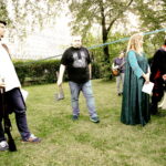 26.08.2019 Ogród Radia Kielce. Próba do granego przez dziennikarzy Radia Kielce spektaklu Śpiąca Królewna" / Jarosław Kubalski / Radio Kielce