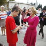 30.08.2019 Kielce. Poseł PiS i wiceminister sportu i turystyki Anna Krupka zainaugurowała kampanię wyborczą / Jarosław Kubalski / Radio Kielce