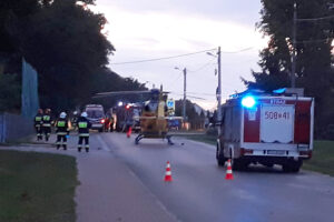 Wypadek w miejscowości Sichów Duży w gminie Rytwiany / KPP Staszów