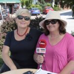 Łopuszno. Letni Raport Dnia. Irena Marcisz - wójt gminy Łopuszno i Ewa Okońska - Radio Kielce / Krzysztof Bujnowicz / Radio Kielce