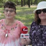 Letni Raport Dnia. Barbara Raczyńska - kierownik Samorządowego Centrum Oświaty w Górnie i Ewa Okońska - Radio Kielce / Krzysztof Bujnowicz / Radio Kielce