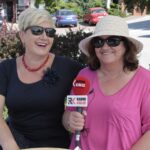 Łopuszno. Letni Raport Dnia. Irena Marcisz - wójt gminy Łopuszno i Ewa Okońska - Radio Kielce / Krzysztof Bujnowicz / Radio Kielce