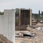 Nowy Korczyn. Budowa mostu na Wiśle / Krzysztof Bujnowicz / Radio Kielce