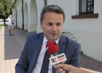 Na zdjęciu Leszek Kopeć - burmistrz Staszowa / Fot. Krzysztof Bujnowicz - Radio Kielce