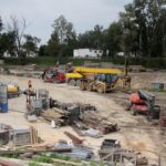 Nowy Korczyn. Budowa mostu na Wiśle / Krzysztof Bujnowicz / Radio Kielce