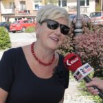 Łopuszno. Letni Raport Dnia. Irena Marcisz - wójt gminy Łopuszno / Krzysztof Bujnowicz / Radio Kielce