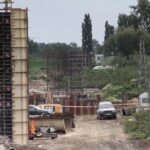 Nowy Korczyn. Budowa mostu na Wiśle / Krzysztof Bujnowicz / Radio Kielce