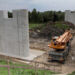 Nowy Korczyn. Budowa mostu na Wiśle / Krzysztof Bujnowicz / Radio Kielce